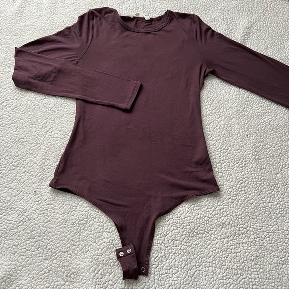 Bluenotes Purple Long Sleeve Bodysuit - Picture 10 of 10